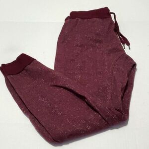 Aeropostale Burgundy College Comfy Athleisure Loungewear Sweat Joggers S